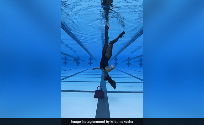 Viral Video: Woman Walks Upside Down Inside Swimming Pool, Internet Amazed