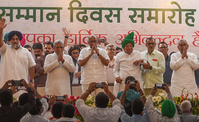 "कोई तीसरा मोर्चा नहीं, केवल एक मोर्चा जिसमें कांग्रेस भी शामिल होगी": नीतीश कुमार