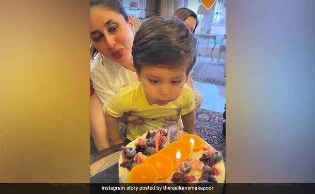 Inside Kareena Kapoor's Birthday Celebrations With Son Jeh And Sister Karisma
