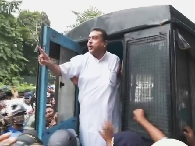 Bengal BJP Leaders Detained During Protest Match To State Secretariat