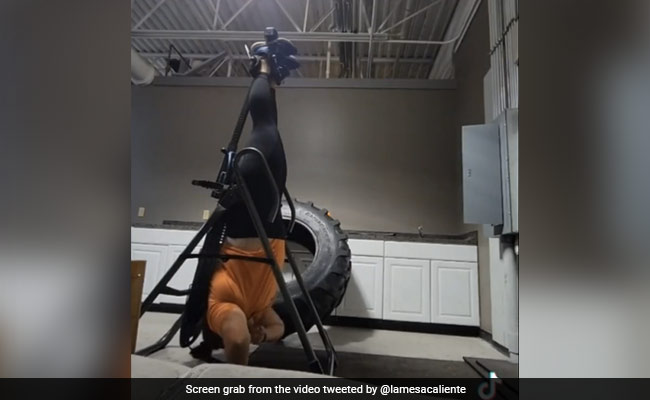 Video: US Woman Stuck Upside-Down In Gym, Calls 911 From Her Smartwatch