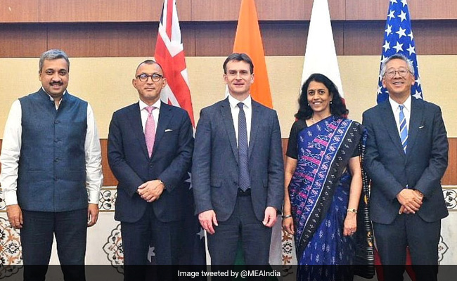 Quad Senior Officials Meet In Delhi