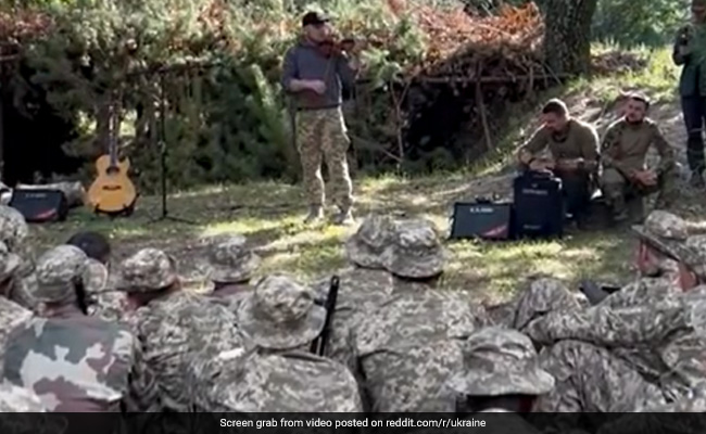Watch: Army Violinist In Ukraine Lifts Soldier's Spirit By Playing Billie Eilish's "Lovely"