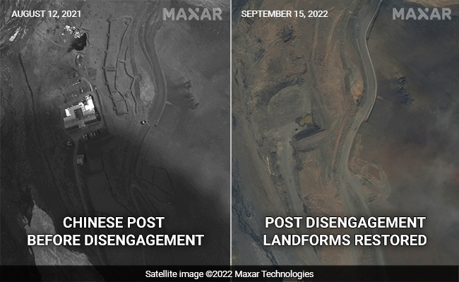 Pics Show China Had Large Base, Fighting Positions At Ladakh Standoff Point