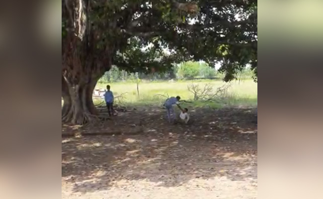 On Camera: Teacher Thrashes Boy In Madhya Pradesh As Students Watch