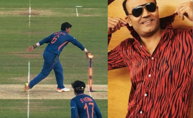 दीप्ति शर्मा के  'रन आउट' को ब्रॉर्ड-एंडरसन ने 'स्पिरिट ऑफ गेम' के खिलाफ बताया, सहवाग ने दोनों क्रिकेटरों को धो डाला