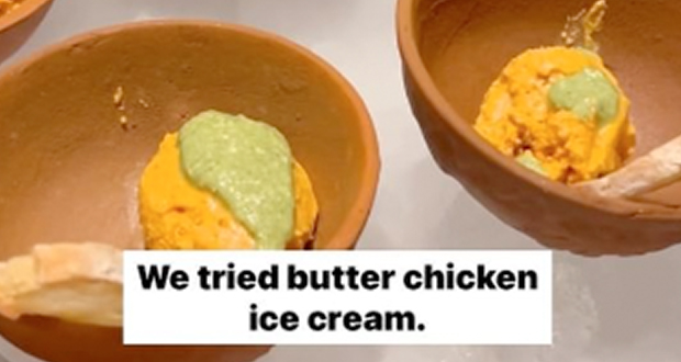 Watch: This Butter Chicken Ice Cream Recipe Has Left The Internet In Shock