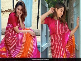 Sharvari Wagh Takes The <i>Desi</i> Route In A Colourful <i>Leheriya</i> Saree Sharvari Wagh Takes The <i>Desi</i> Route In A Colourful <i>Leheriya</i> Saree