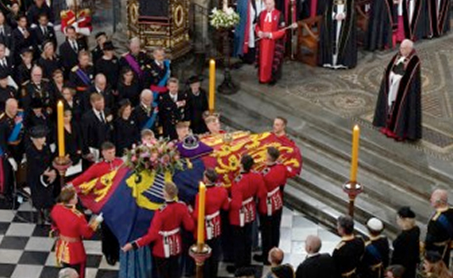 Queen's Wedding, Coronation, Now Funeral At Same Church, To Same Prayer