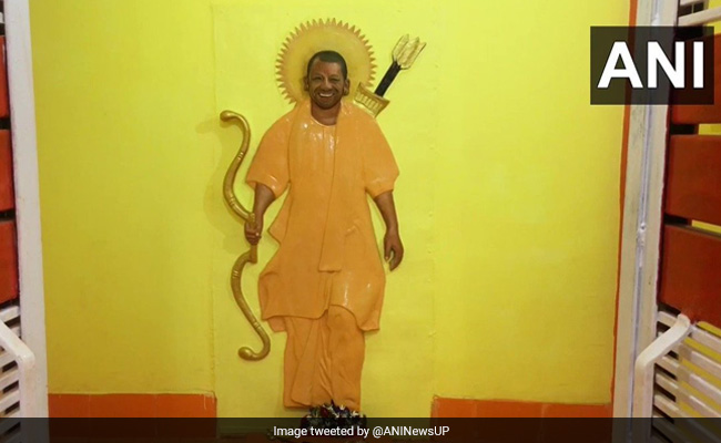 Ayodhya Resident Builds Temple For Yogi Adityanath With Life-Size Idol