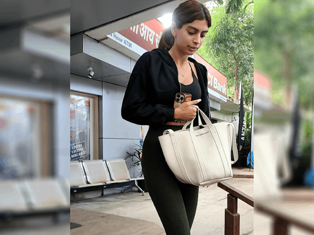 Khushi Kapoor Was Clicked After Her Workout Session