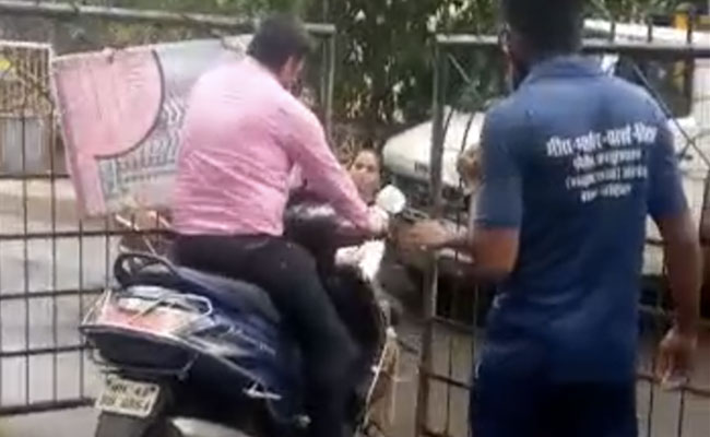 On Camera, Mumbai Man Tries To Run Over Woman Cop For Towing Scooter