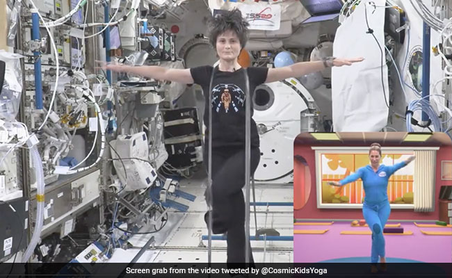 Astronaut Does Yoga In Space, Perfectly Aces Difficult Pose In Viral Video