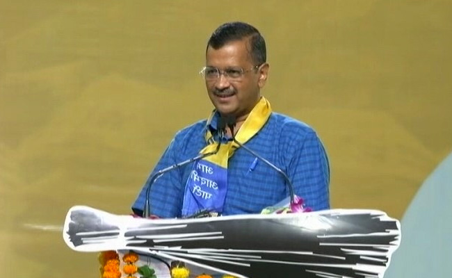 I "Promise" Schools In Every Gujarat Viilage, Says Arvind Kejriwal