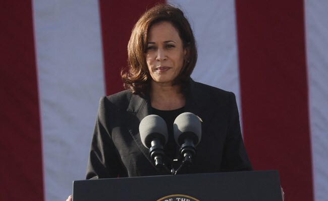 US To Operate "Undaunted, Unafraid" In Taiwan Strait, Says Kamala Harris