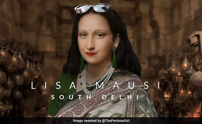 "Lisa Mausi": Hilarious Twitter Thread On Portraits Of Mona Lisa Goes Viral