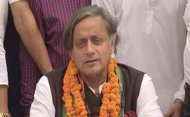 Highlights: Shashi Tharoor Files Nomination For Congress Chief Post