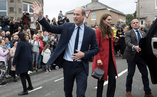 Prince William Makes First Visit To Wales Since Inheriting New Title