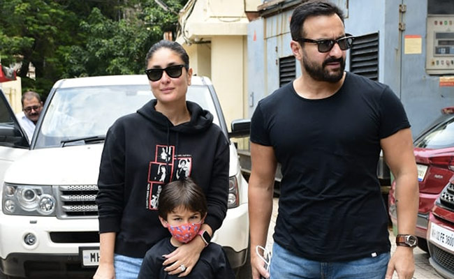 Pics: Kareena Kapoor Watched Cousin Ranbir's <i>Brahmastra</i> With Husband Saif Ali Khan And Son Taimur