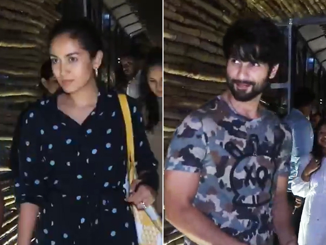 Shahid Kapoor's Day Out With Wife Mira Rajput In The City