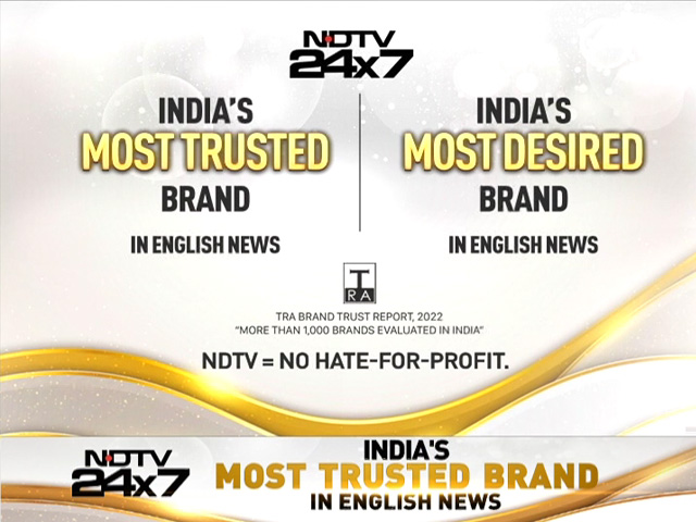 NDTV 24x7 Wins Most-Trusted English News Channel, Again