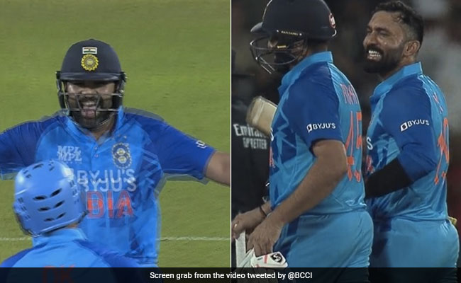 'DK the FINISHER', कार्तिक ने 2 गेंद में मैच किया फिनिश, देखकर कप्तान रोहित शर्मा की खुशी का ठिकाना न रहा- Video