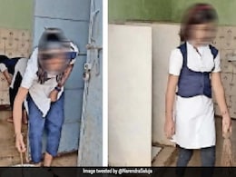 Pics Of Girls Cleaning Toilets At Madhya Pradesh Government School Trigger Outrage Pics Of Girls Cleaning Toilets At Madhya Pradesh Government School Trigger Outrage