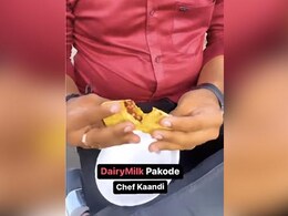 Yay Or Nay: Street Vendor Makes Chocolate Pakoda - Watch Video Here