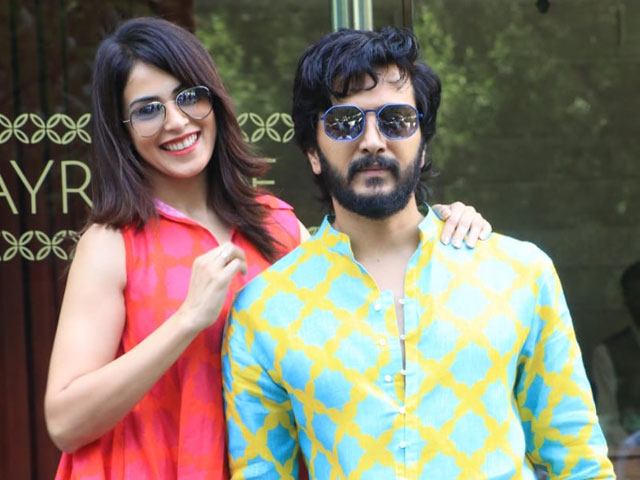 Riteish Deshmukh And Genelia D'Souza's Day Out In The City