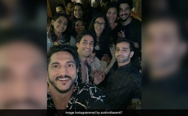 Sushmita Sen Pictured With Ex-Boyfriend Rohman Shawl At Her Daughter Renee's Birthday Party
