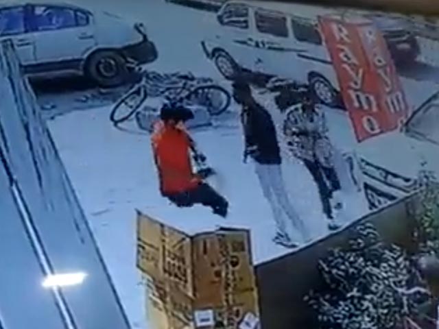 BJP Leader Shot Dead Inside Gurgaon Showroom, CCTV Shows Attackers Fleeing