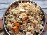 Matar Paneer Pulao Recipe | How To Make Matar Paneer Pulao