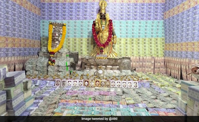 Gold On Idols, Currency Notes On Walls And Floor: 8-Crore Decoration At Andhra Temple