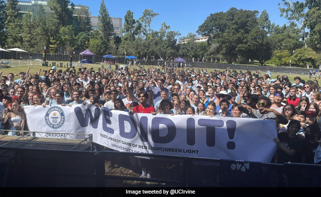 Inspired By Squid Game, 1415 Students Play Red Light, Green Light Game For Guinness World Record