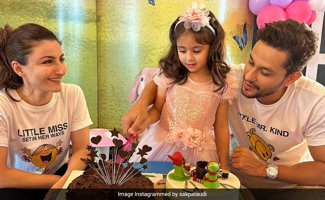 Inside Soha Ali Khan And Kunal Kemmu's Daughter Inaaya's Birthday Celebrations