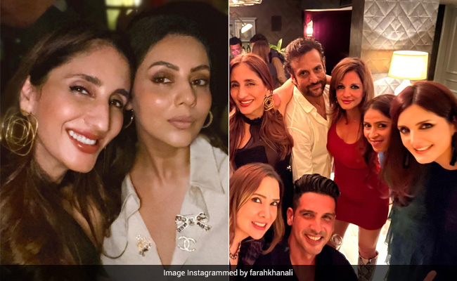 Inside Chunky Panday's 60th Birthday With Gauri Khan, Fardeen Khan And Others. Courtesy: Farah Khan Ali