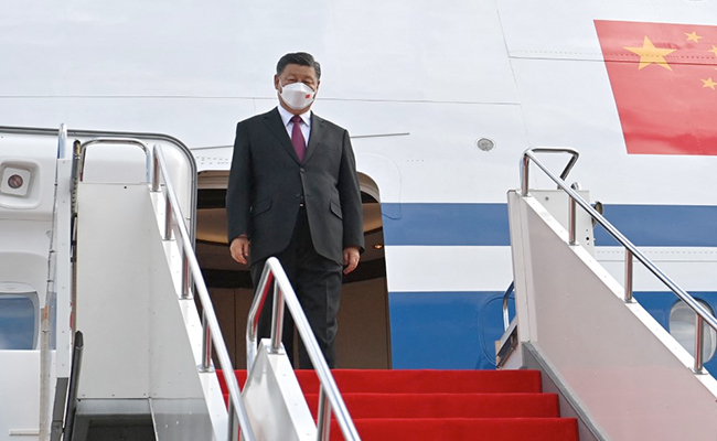 Xi Jinping Arrives In Kazakhstan, His 1st Foreign Trip Since Covid Pandemic