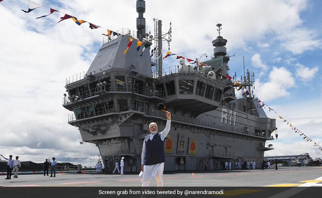 Watch: "Historic Day" - PM Modi Shares INS Vikrant Commissioning Video