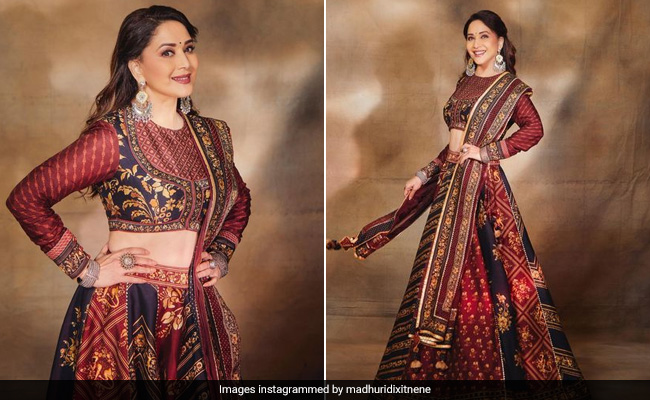Madhuri Dixit Dominates Our Friday Thoughts With Her Ethnic Game 