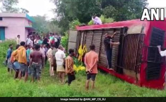 3 Killed, 6 Injured After Bus Overturns In Chattisgarh