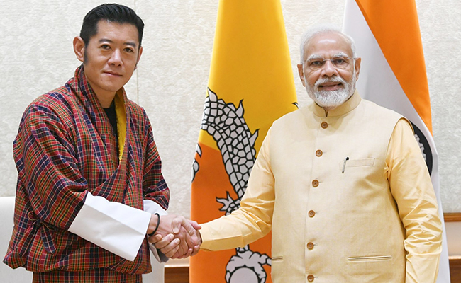 PM Modi Holds Talks With Bhutan King Amid Concern Over Doklam Remarks