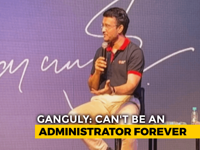 "Can't Be An Administrator Forever": Sourav Ganguly All But Makes It Clear