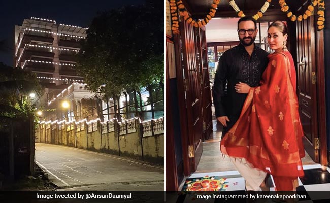 दीवाली पर दीये और रोशनी से जगमगाया शाहरुख खान का मन्नत, सैफ-करीना ने तैमूर-जेह संग यूं मनाई दीपावली