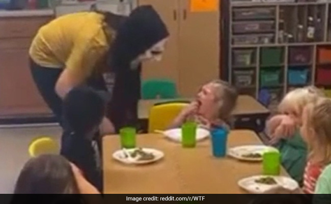 Watch: Daycare Workers Scare Toddlers With Halloween Mask, Get Fired