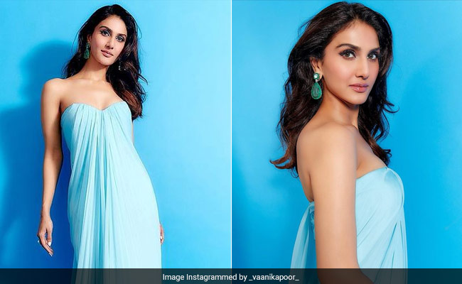 On A Regular Wednesday, Vaani Kapoor Is "BlueMing" In A Strapless Gown