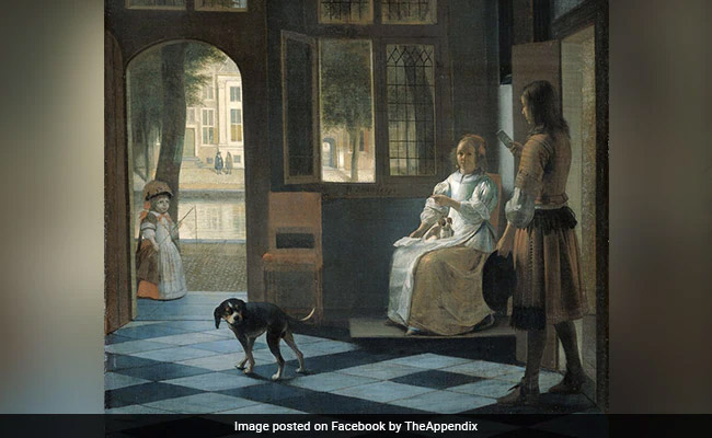 350 साल पुरानी पेंटिंग में दिखा आईफोन? तस्वीर देखकर लोगों ने कहा- ये फोन तो बहुत पुराना है