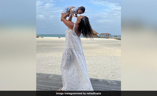 Big Love From Neha Dhupia On Son Guriq's First Birthday. See Her Post