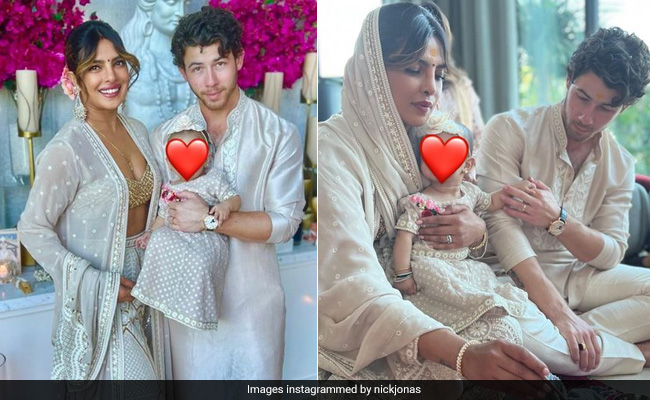 Priyanka Chopra And Nick Jonas Look Dreamy For Diwali In Their White Ethnic Looks