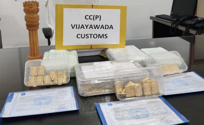 6.7 करोड़ रुपये मूल्य का सोना और 4.24 करोड़ रुपये नकदी जब्त, विजयवाड़ा में कस्टम को मिली बड़ी सफलता