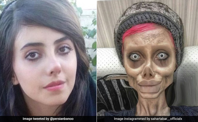 Iran's 'Zombie Angelina Jolie' Reveals Real Face After Release From Prison For Blasphemy